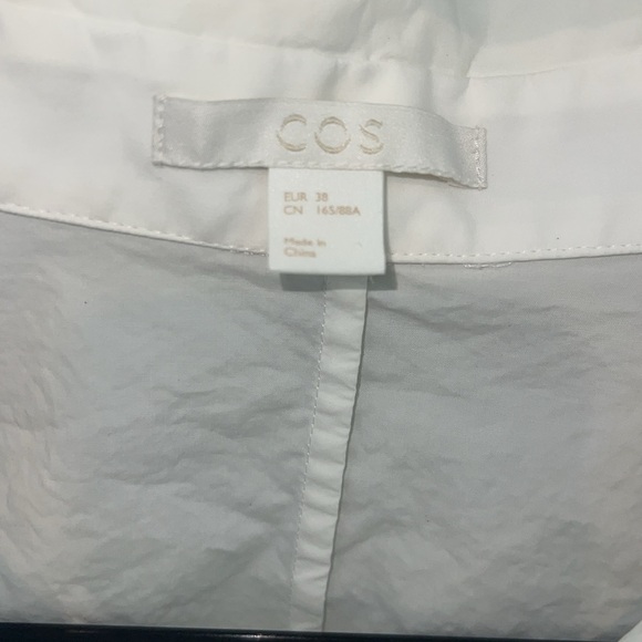 Cos White Women’s Button-Up Size 38/S - Picture 2 of 4